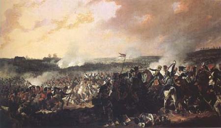 Denis Dighton The Battle of Waterloo: General advance of the British lines (mk25) oil painting image